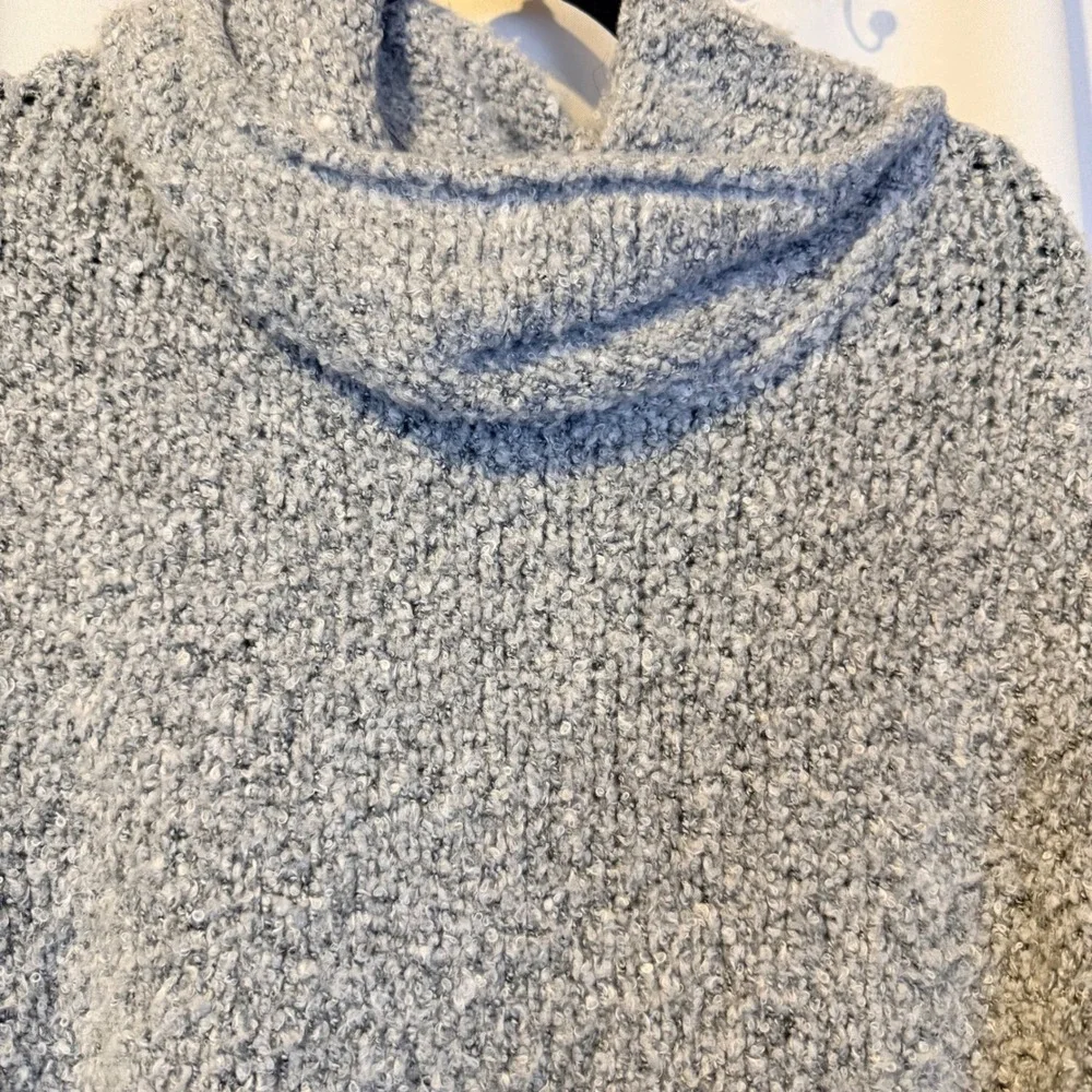 Free People BFF Marled Knit Cowl Neck‎ Oversized Pullover Sweater M Boho Cozy